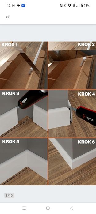 Listwa przypodlogowa duża ilość