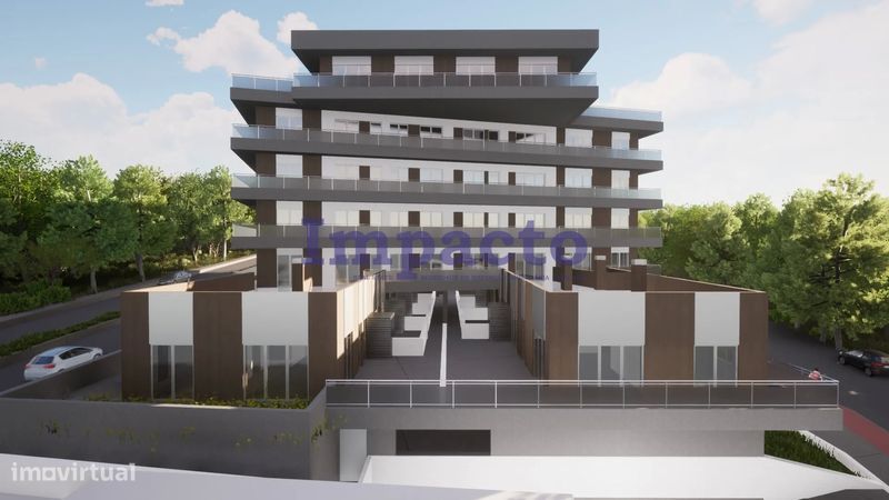 Apartamento T2 com terraço em construção