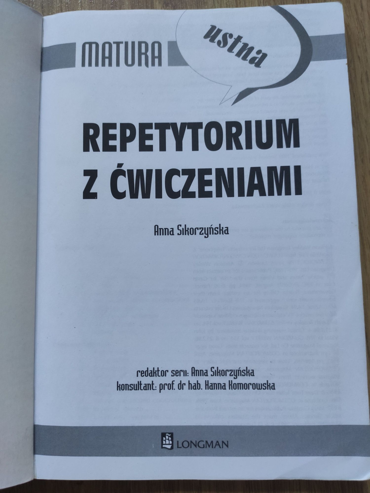 Repetytorium z ćwiczeniami matura ustna język angielski
