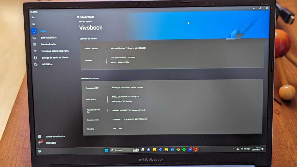 Portátil ASUS Vivobook PRO