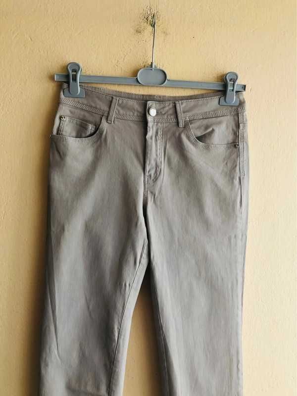 Massimo Dutti - jak nowe, woskowane jeansy, dżinsy (M) stan idealny