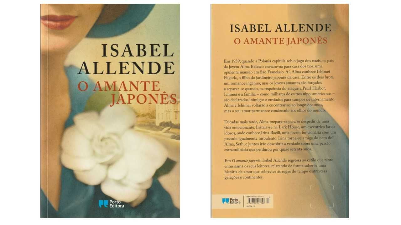 Livro: "O Amante Japonês" (Isabel Allende)