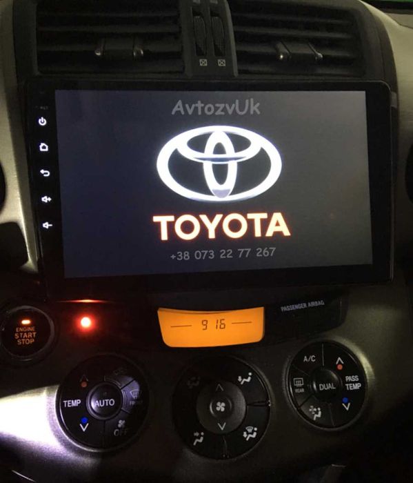 Android 14 RAV4 Toyota RAV 4 Tesla Рав 4 Дисплей GPS CarPlay Магнитола