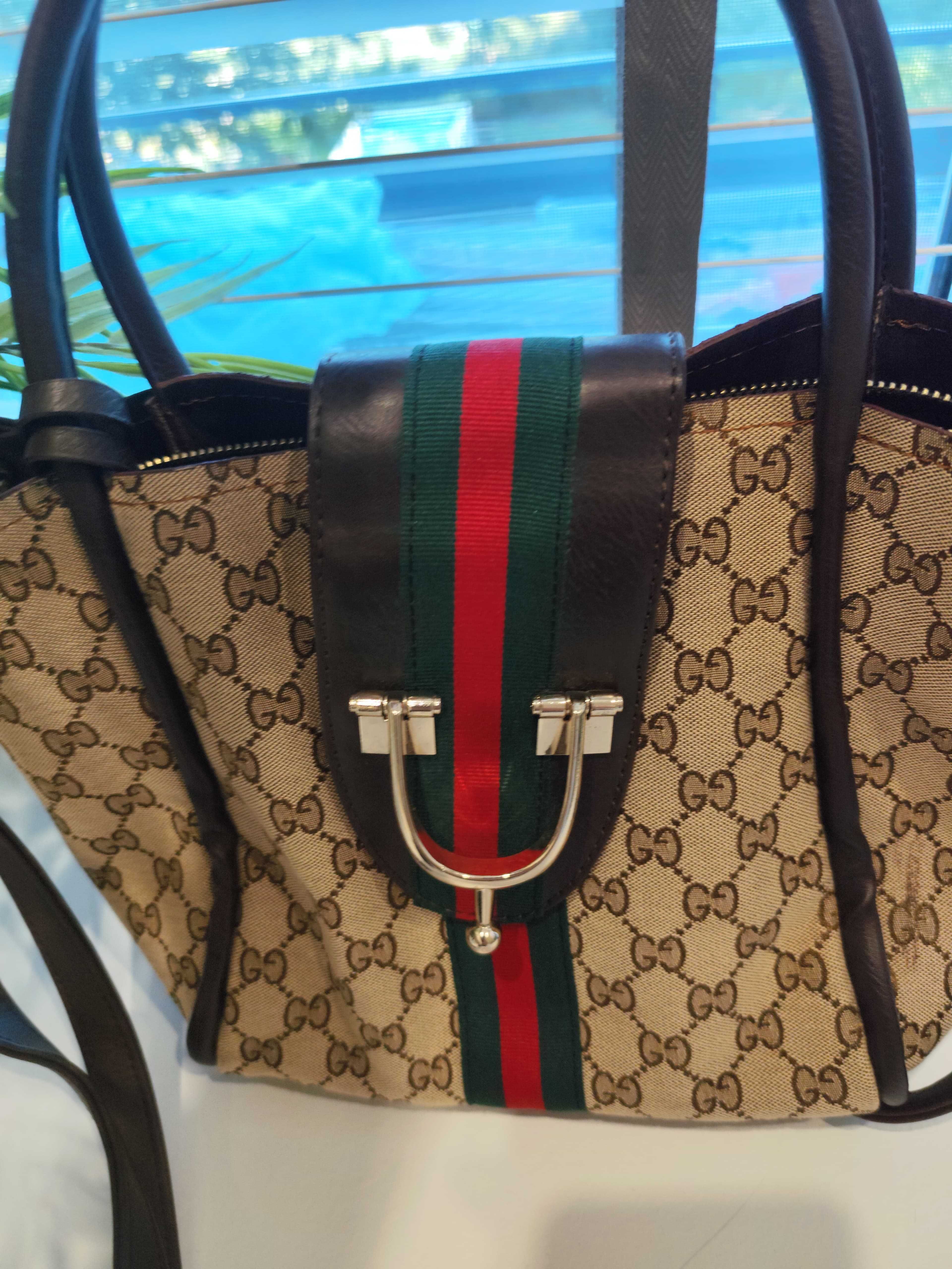 Ekskluzywna ponadczasowa torebka shoperbag GUCCI