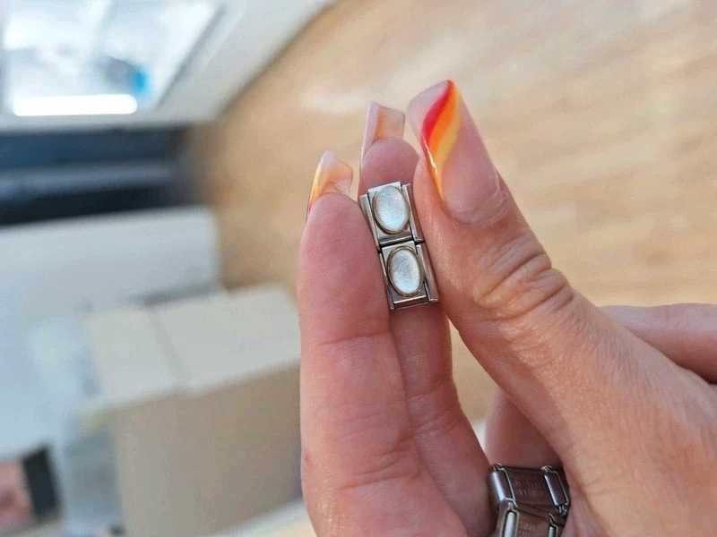 Zawieszka do bransoletki komponowanej Nomination akwamaryn - do 09.08!