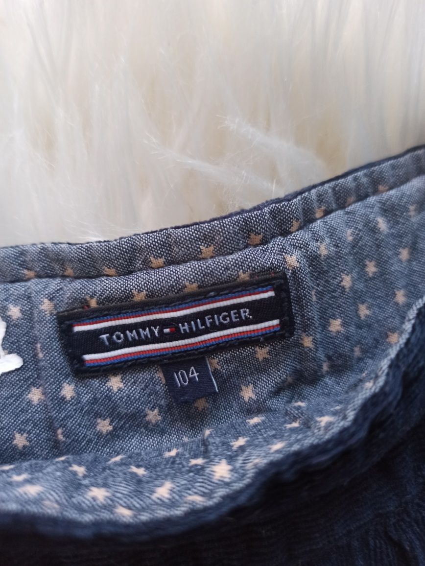 Sztruksowa spódniczka Tommy Hilfiger rozmiar 104