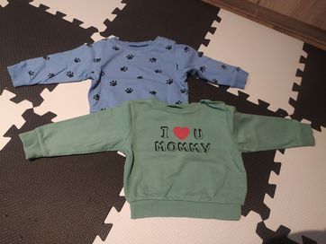 2 bluzy niemowlęce Sinsay 74