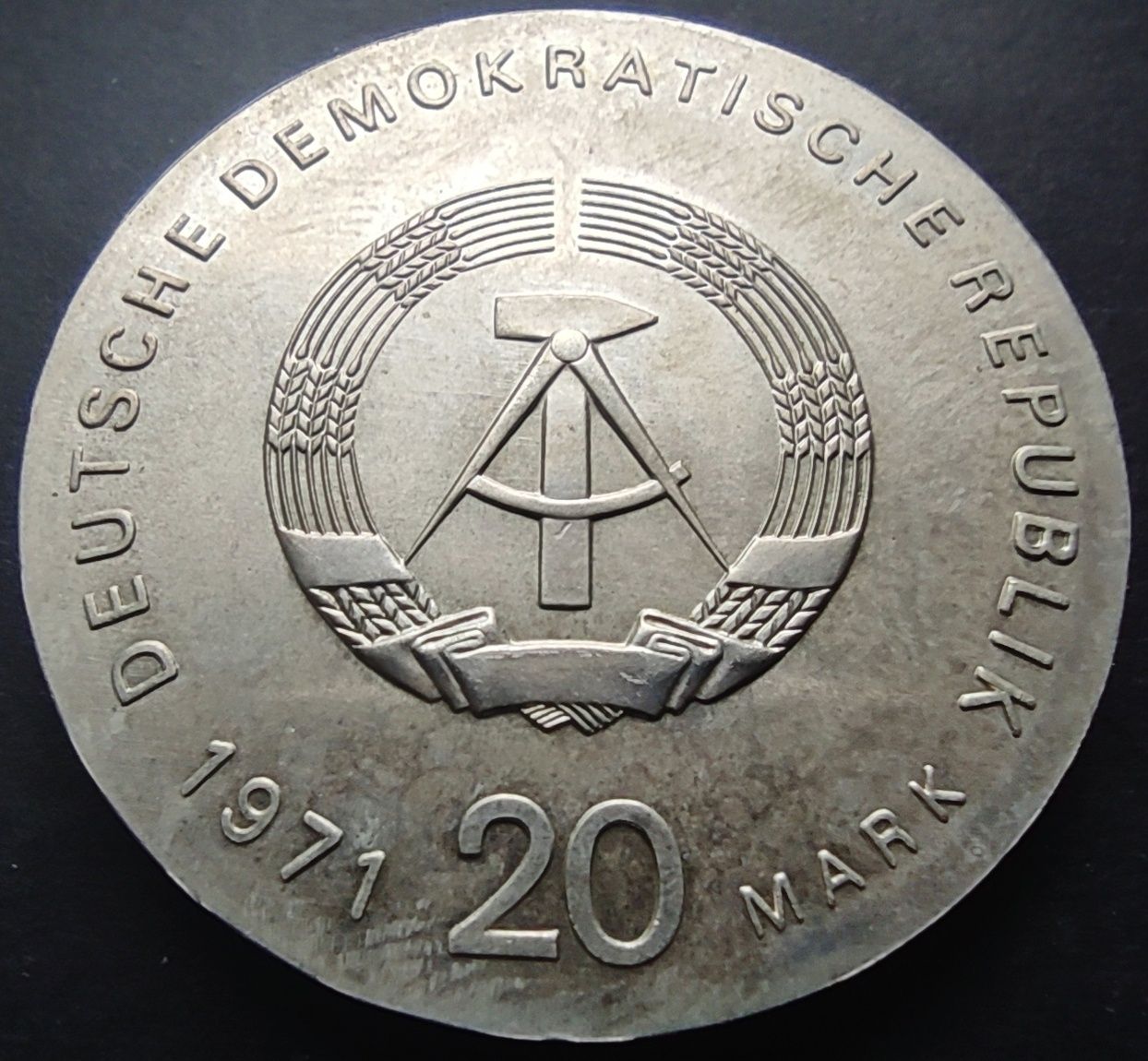 20 marek 1971 Liebknecht,Luxemburg - DDR