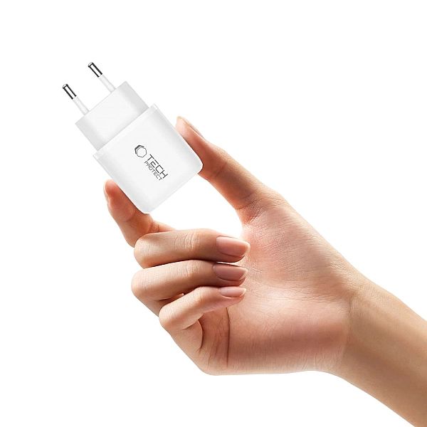 Tech-Protect Nca20/2-Port Network Charger Pd 20W / Qc3.0 White