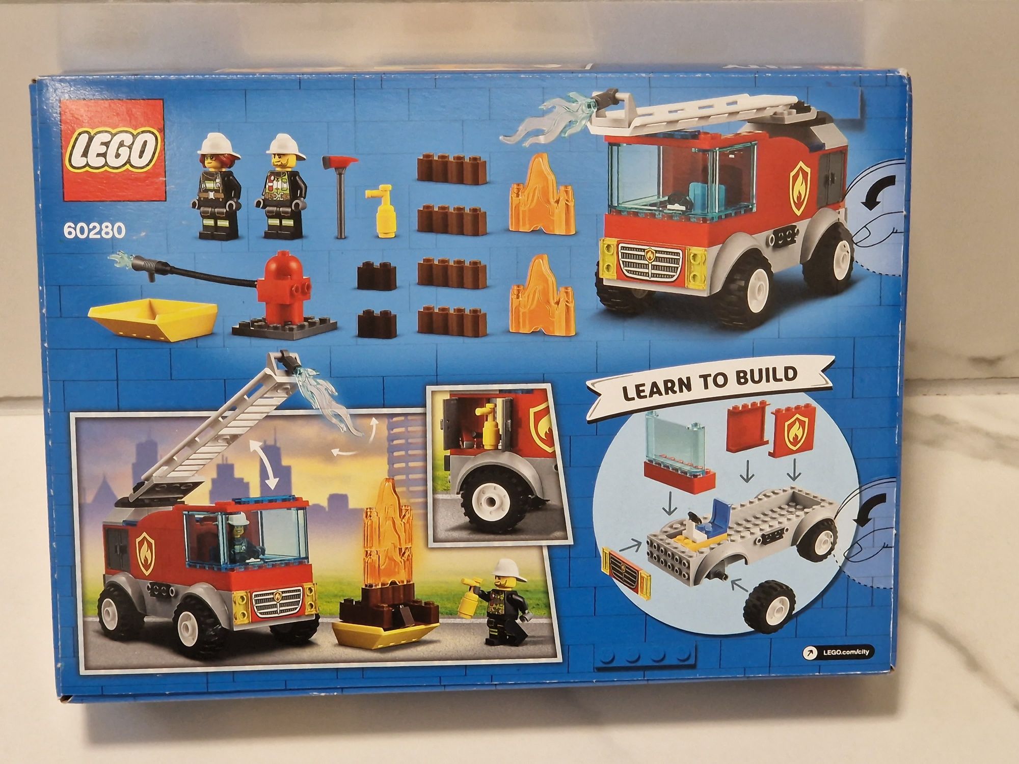 Nowe! Lego 60280 Wóz strażacki z drabiną straż pożarna