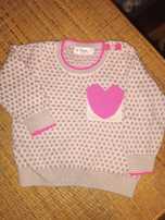 Sweter z domieszką kaszmiru  konges slojd the bonnie mob heart serce