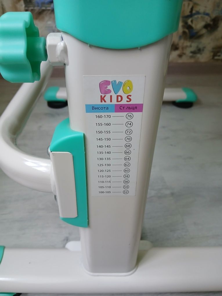 Парта та стілець трансформер EVO kids