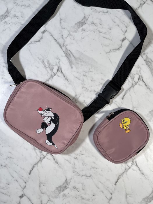 Torebka box lub nerka i portfelik SYLWESTER I TWEETY - SINSAY używane