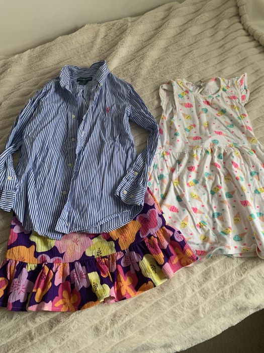 Paka ubranek dla dziewczynki 128