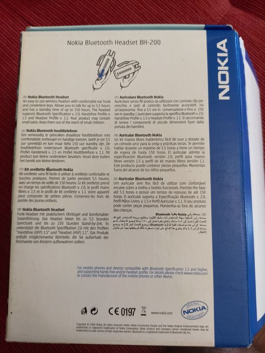 Phones Nokia BH-200 Bluetooth