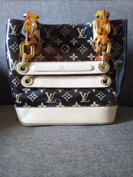 Сумка тоут Луи Виттон - bag tote LOUIS VUITTON виниловая (силиконовая)