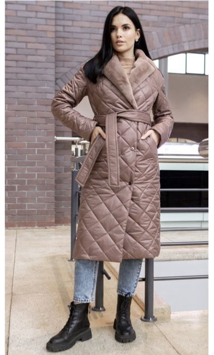 Продам тепле стьобане пальто