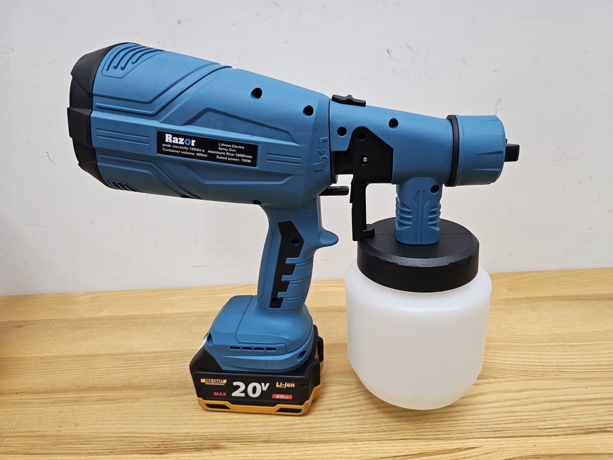 Краскопульт Аккумуляторный Пульвизатор Razor GS2 100din Форсунки 3шт
