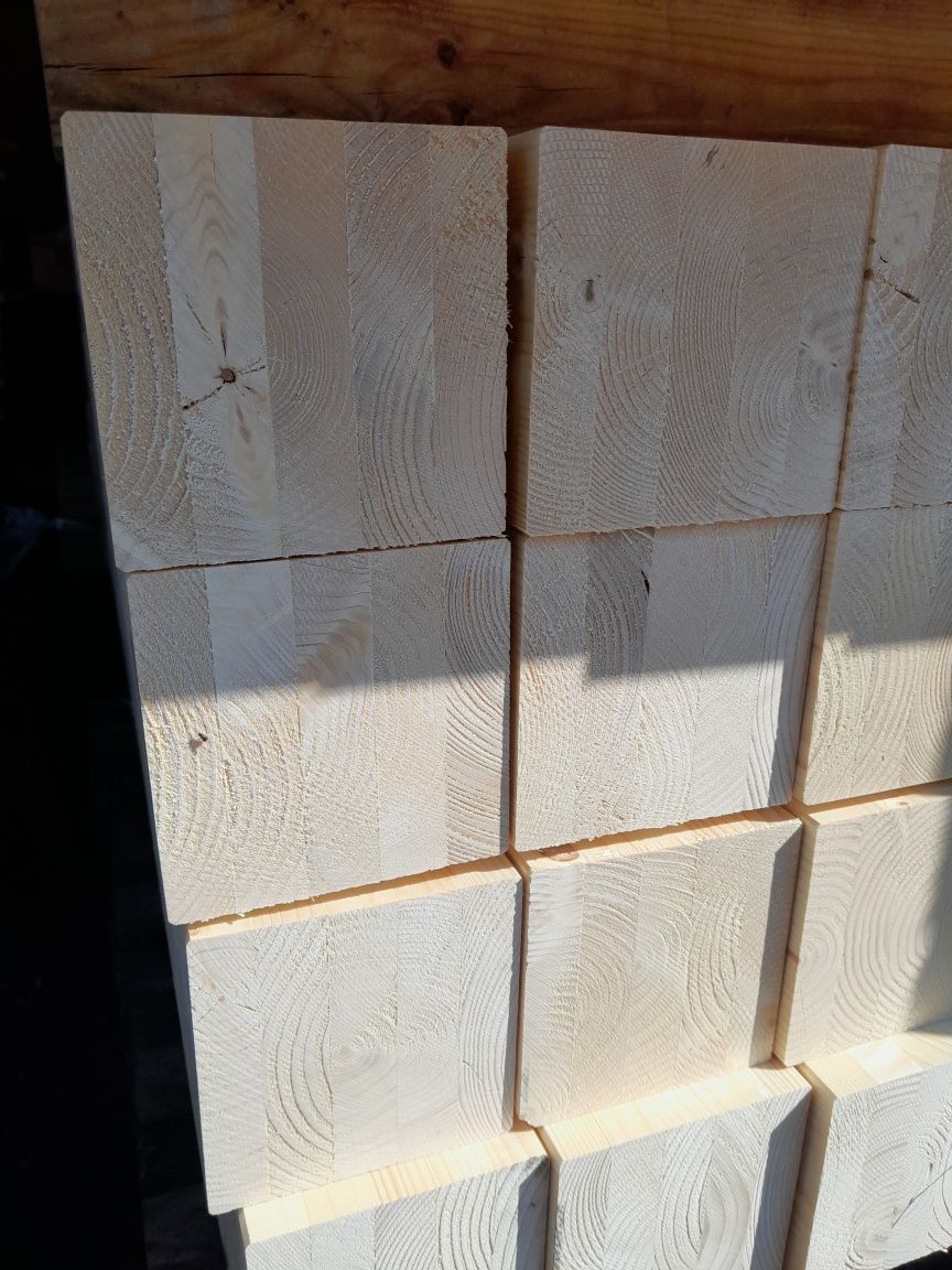 Kantówka 90x90 bsh klejona heblowana 9x9 sucha (19zł mb)