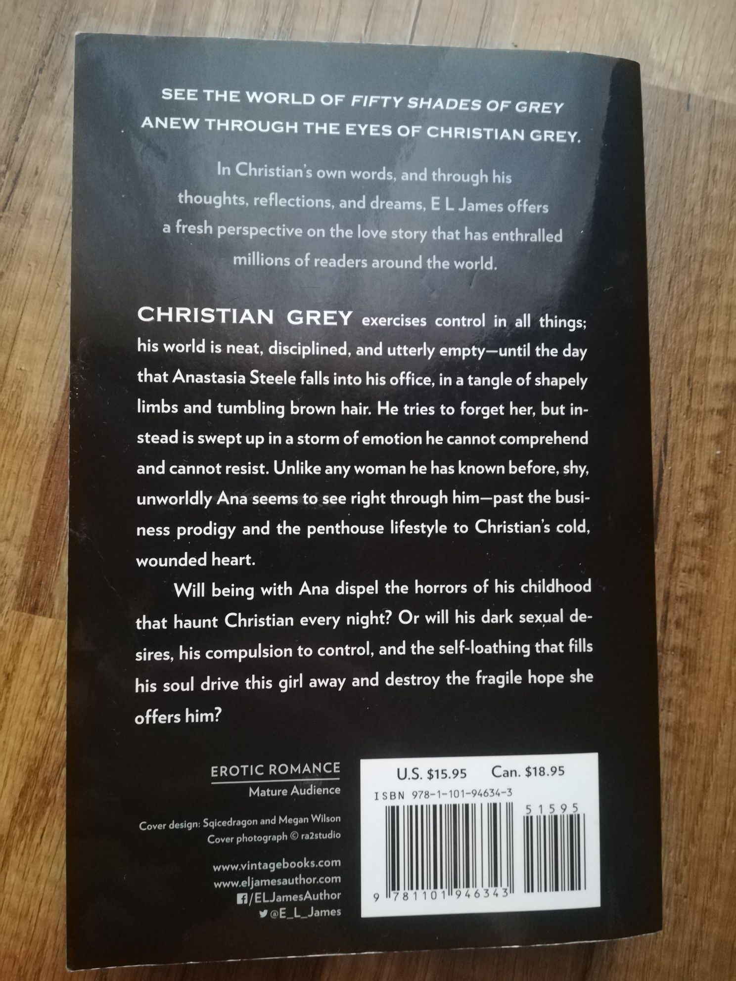 Grey po angielsku/angielski E. L. James Pięćdziesiąt twarzy Greya