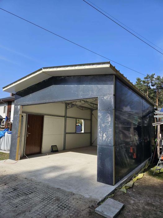 Garaż 5x7 m | 35 m2 Konstrukcja Stalowa pod płytę warstwową