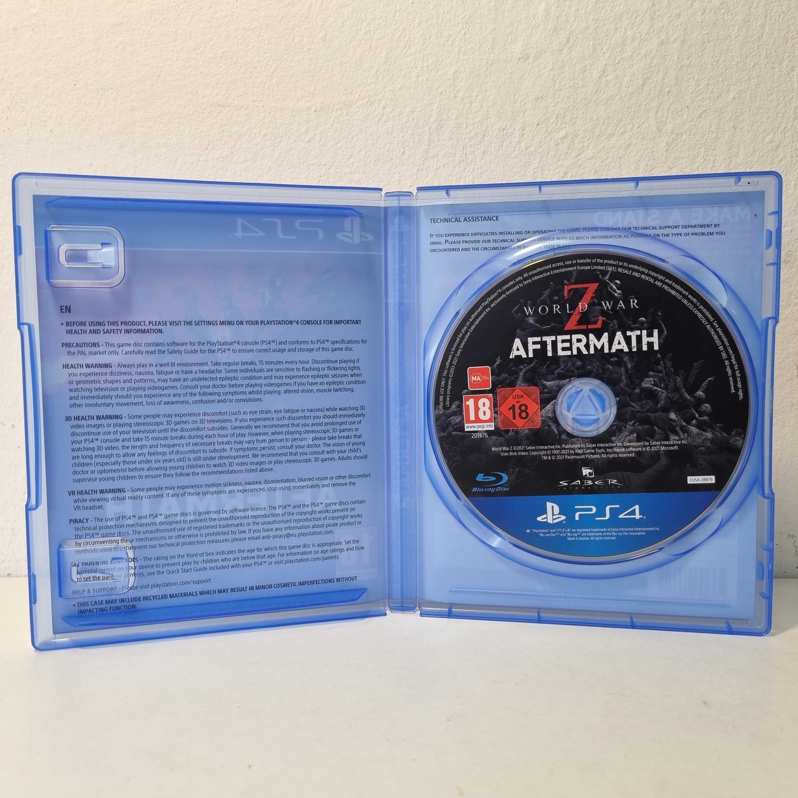 World War Z Aftermath PlayStation 4 PS4