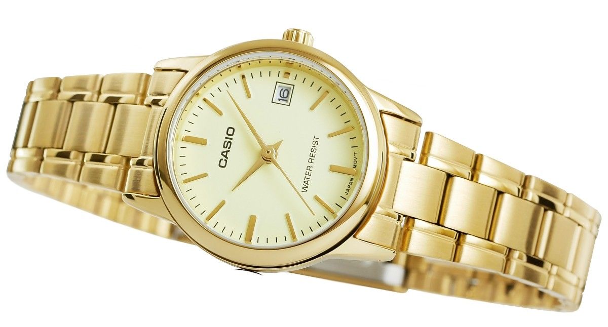 zegarek damski casio ltp-v002g-9audf + box