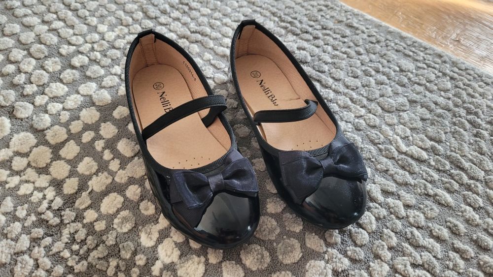 Botki czarne eleganckie 30