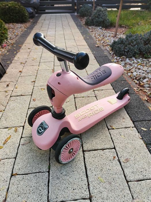 Scoot and ride hulajnoga jeździk 2w1 różowa Warszawa stan bardzo dobry