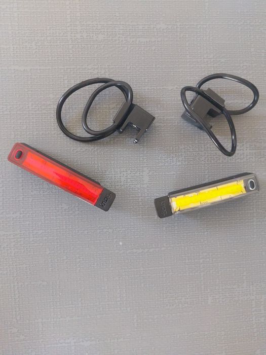 Zestaw lapmek rowerowych Knog wodoodporne LED USB 5 trybów oświetlenia