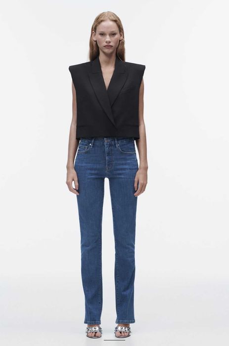 Джинси Zara висока посадка 34 36 розмір