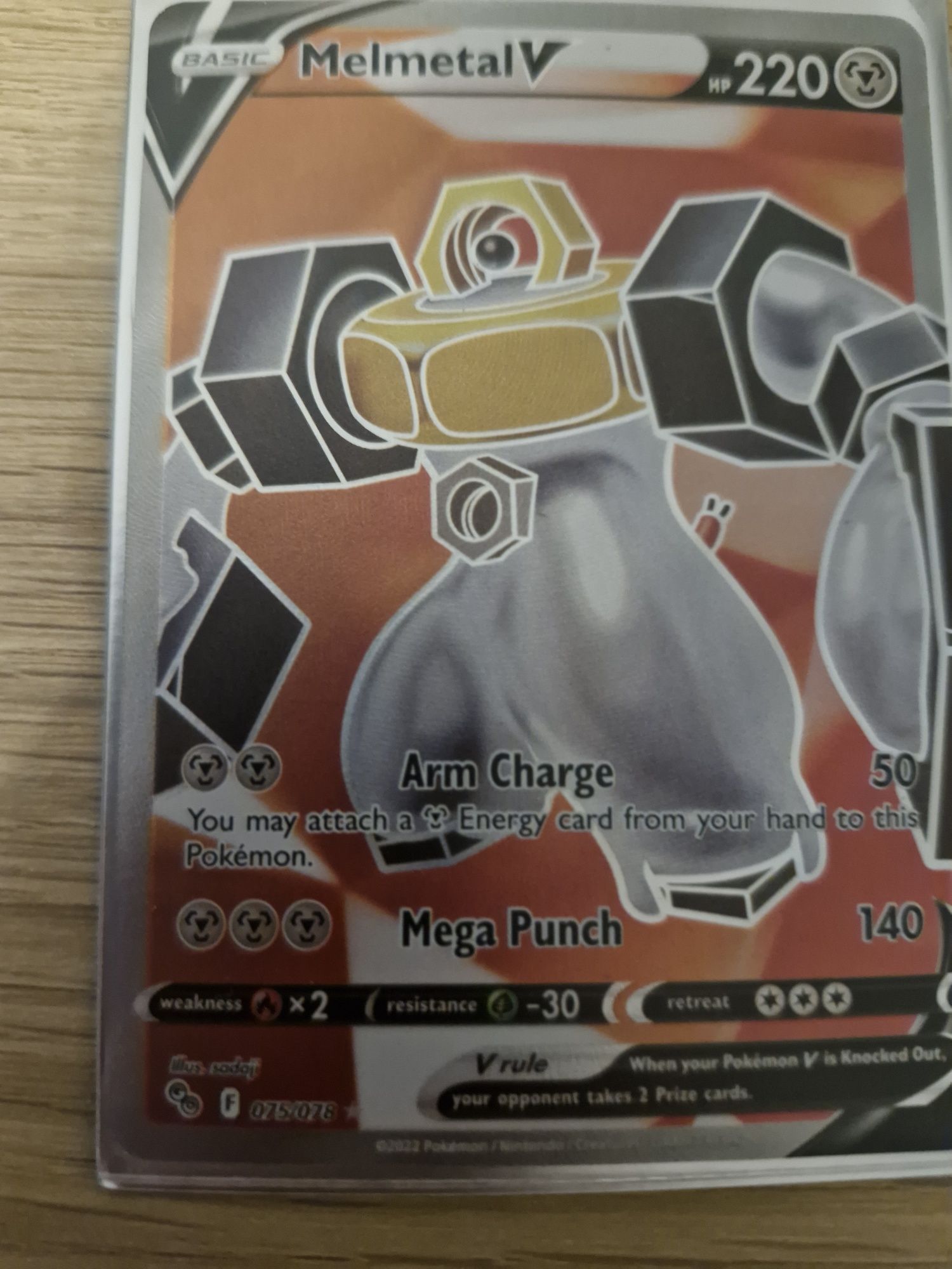 Karta pokemon "Melmetal"V
