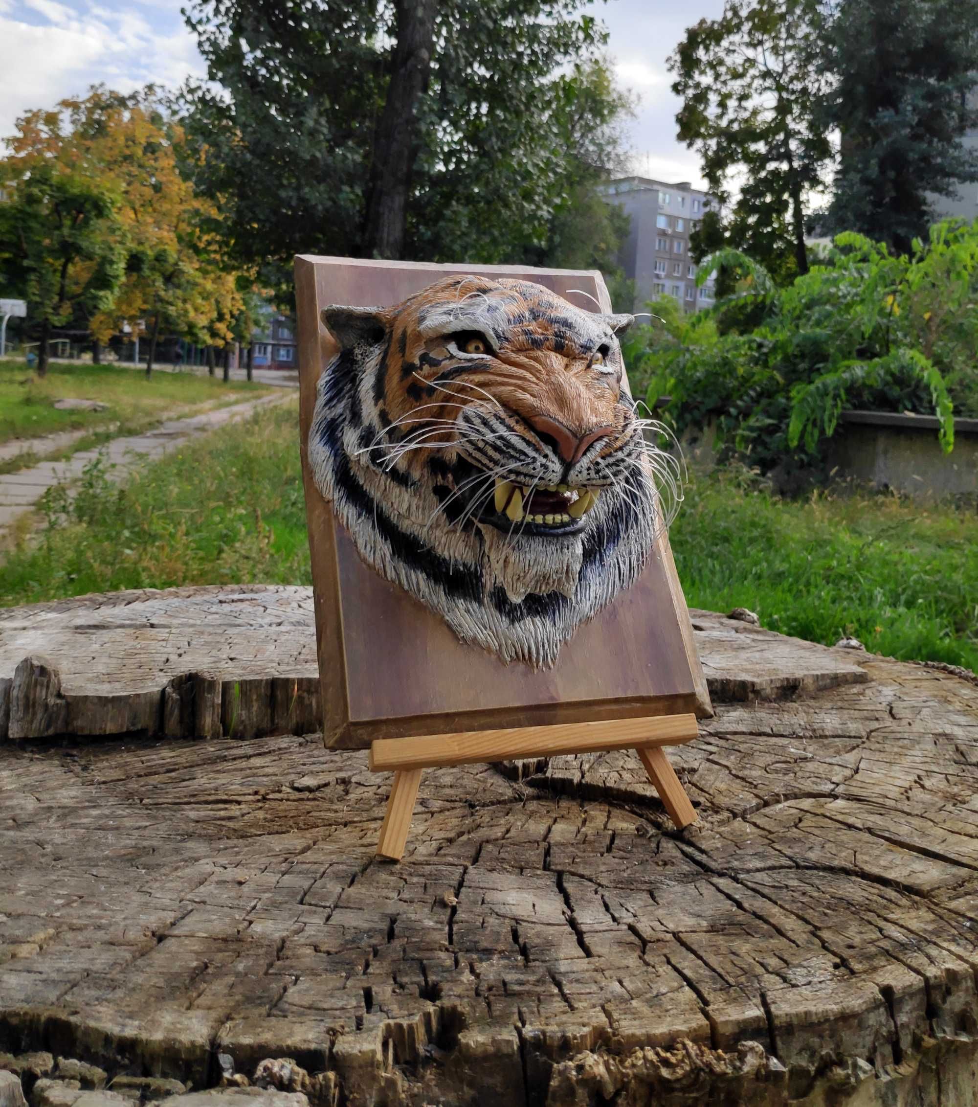 Маска-декор  на стену " Тигр"