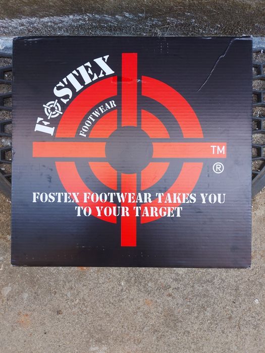 Botas FOSTEX pretas, ideais para vigilantes, PSP e GNR. Tamanho 43.