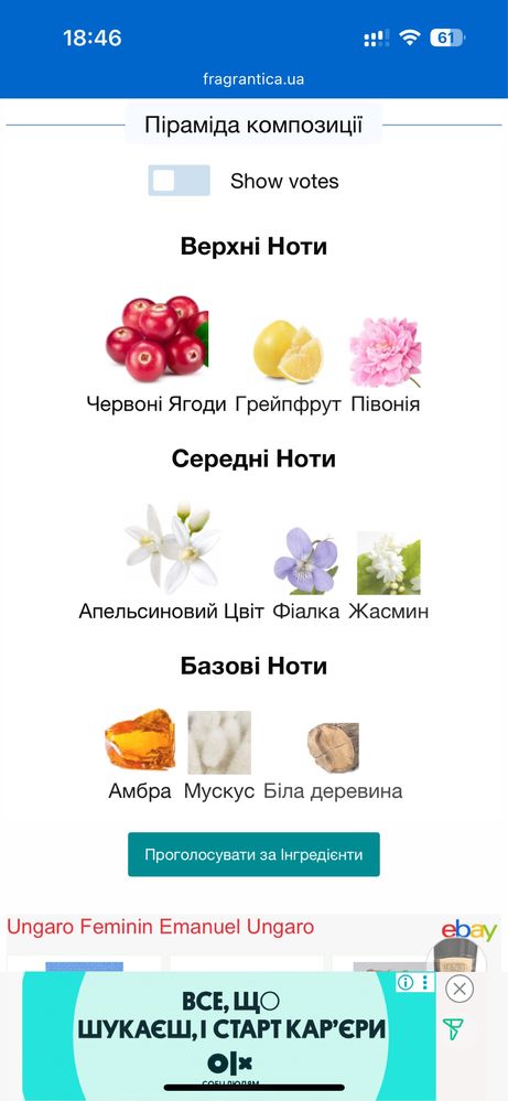 Feminin Ungaro 30 мл