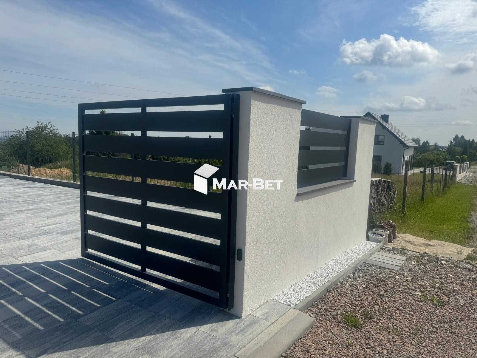 Panel, przęsło, płot ogrodzenie aluminium + RAL modern nowoczesne