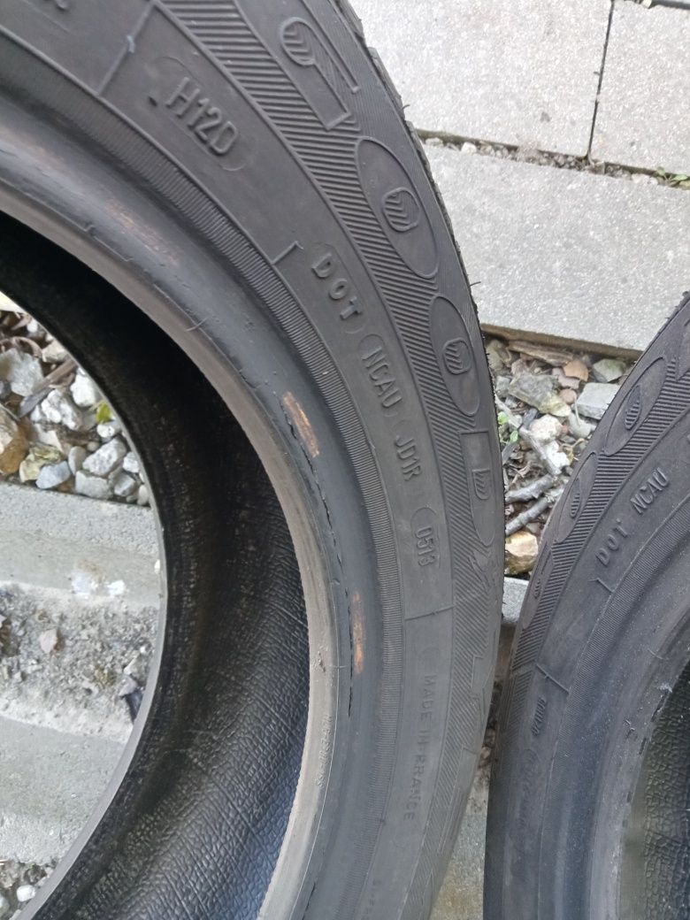 2x Opony Używane Całoroczne 165/70R14 Goodyear