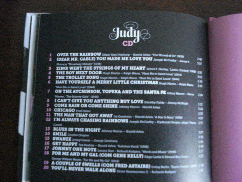 CD + Livro de JUDY Garland