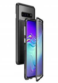 Etui Magnetyczne Szkło 360° do Samsung Galaxy S10+ Plus