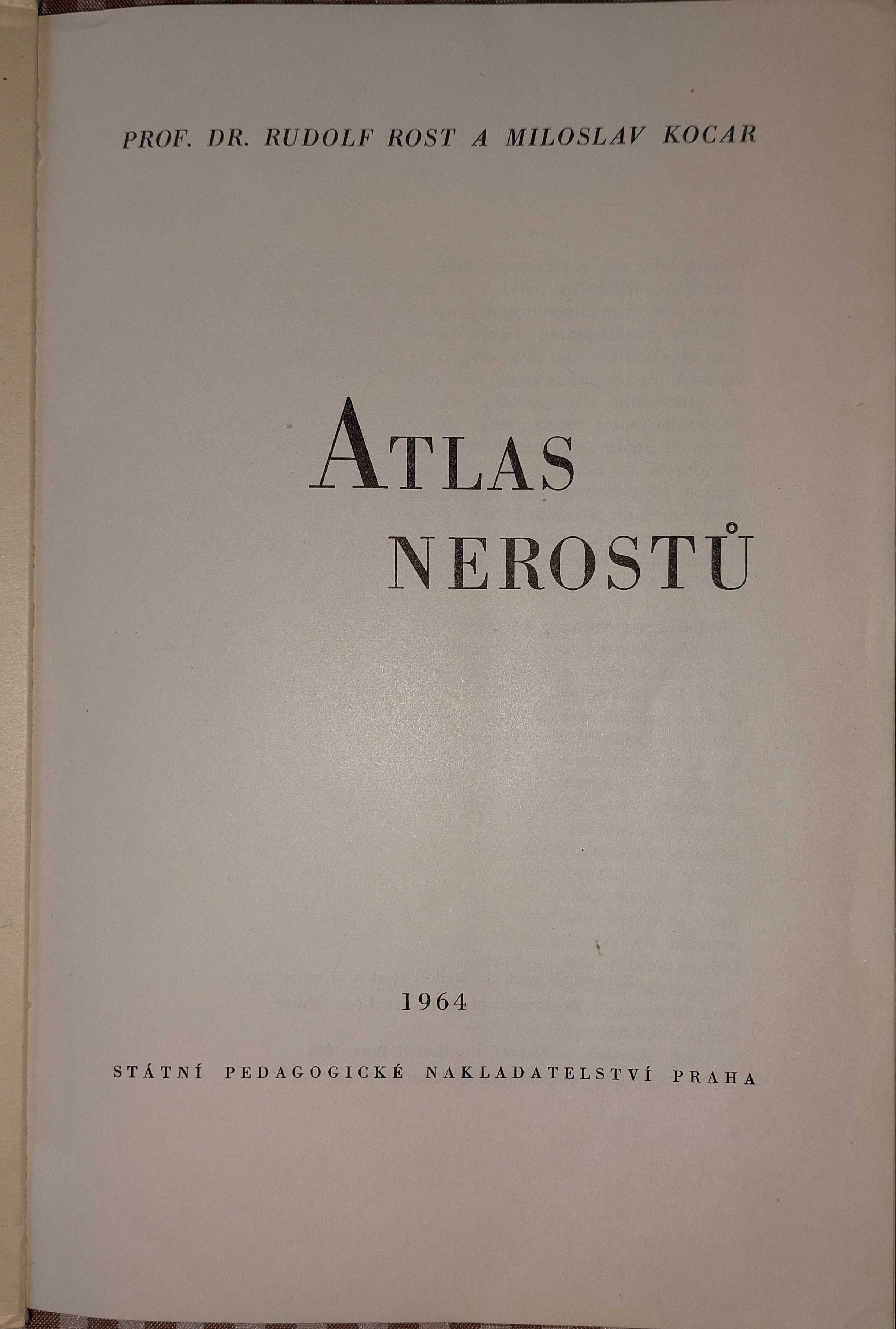 Atlas nerostů. Praha, 1964. Рост Р., Кочар М. Атлас мінералів.