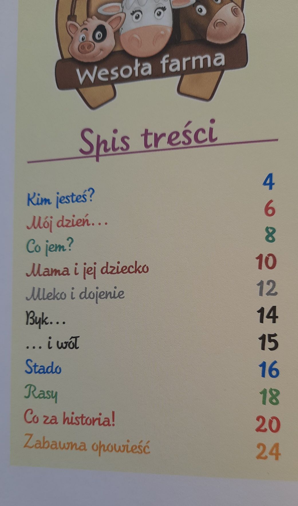 Zestaw Na pastwisku Krowa i Mieszkam w lesie Jeleń