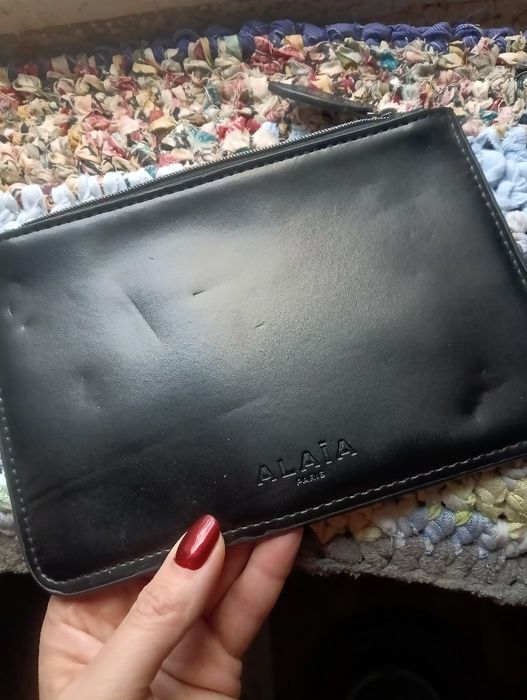Alaïa Paris — шкіряний клатч / косметичка (оригінал)