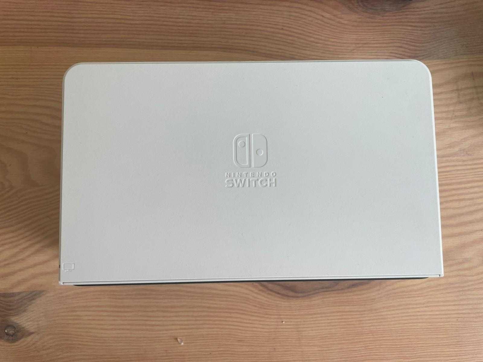 Konsola NINTENDO Switch OLED Model Biały64gb+4gry