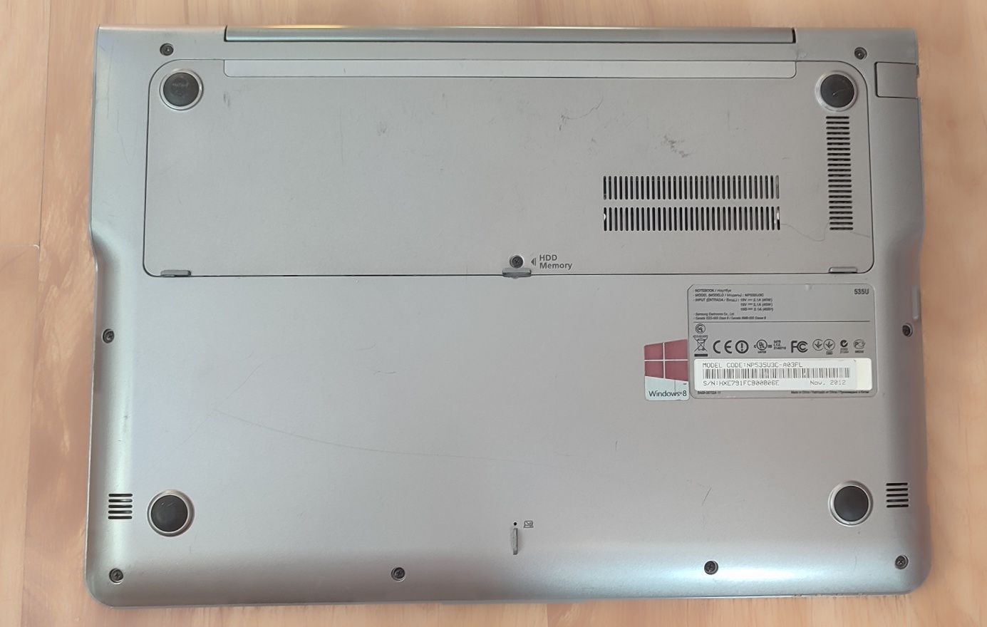 Laptop Samsung NP535U3C 13,3