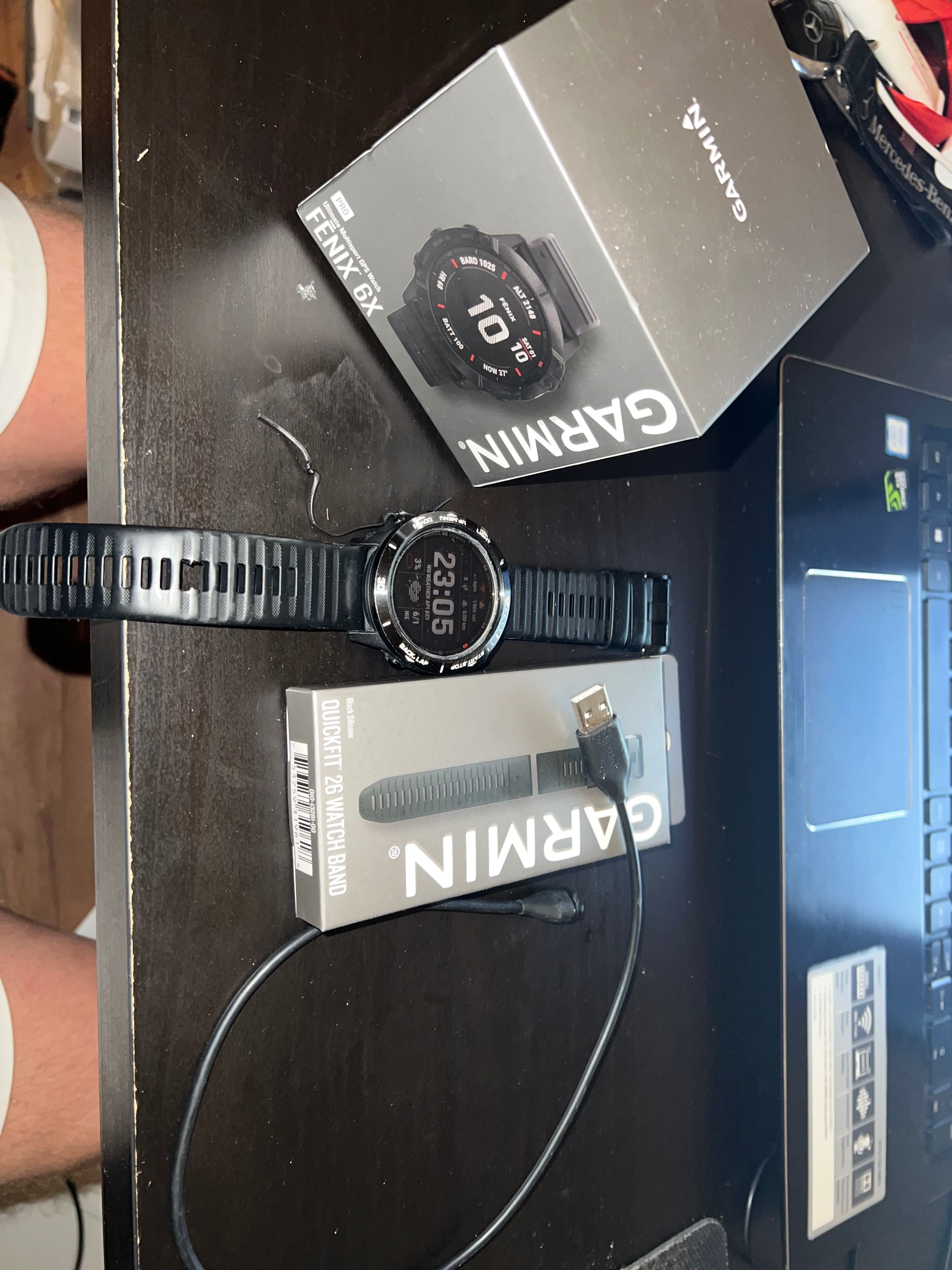Zegarek garmin fenix 6 x pro czarny