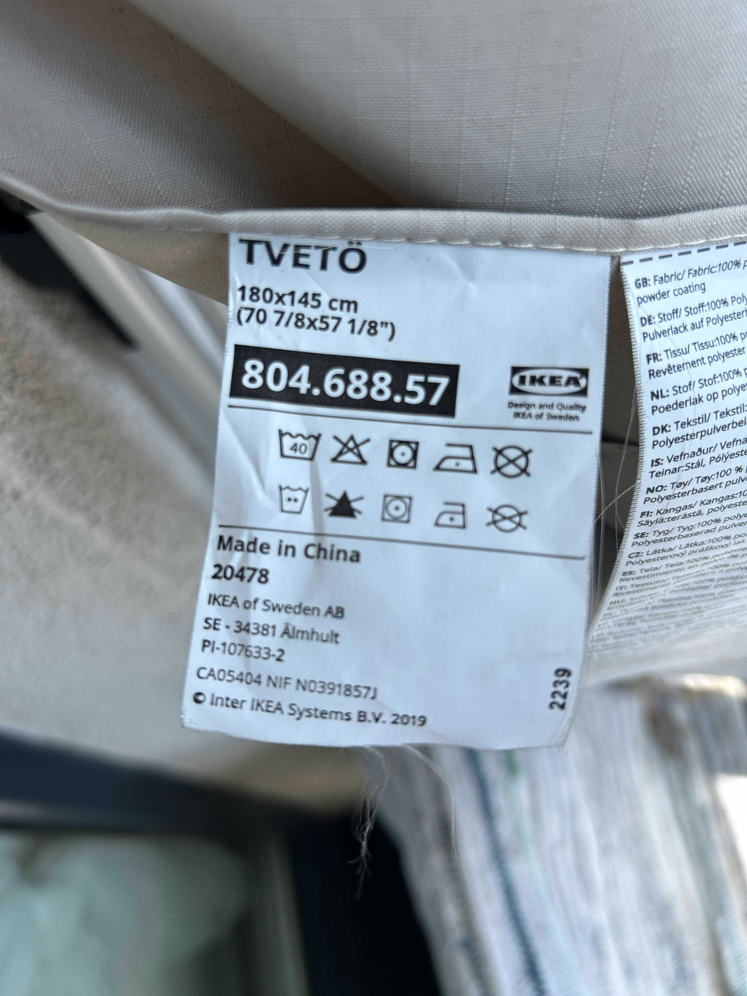 Parasol z podstawą TVETÖ