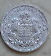 2 марки 1902 Гамбург