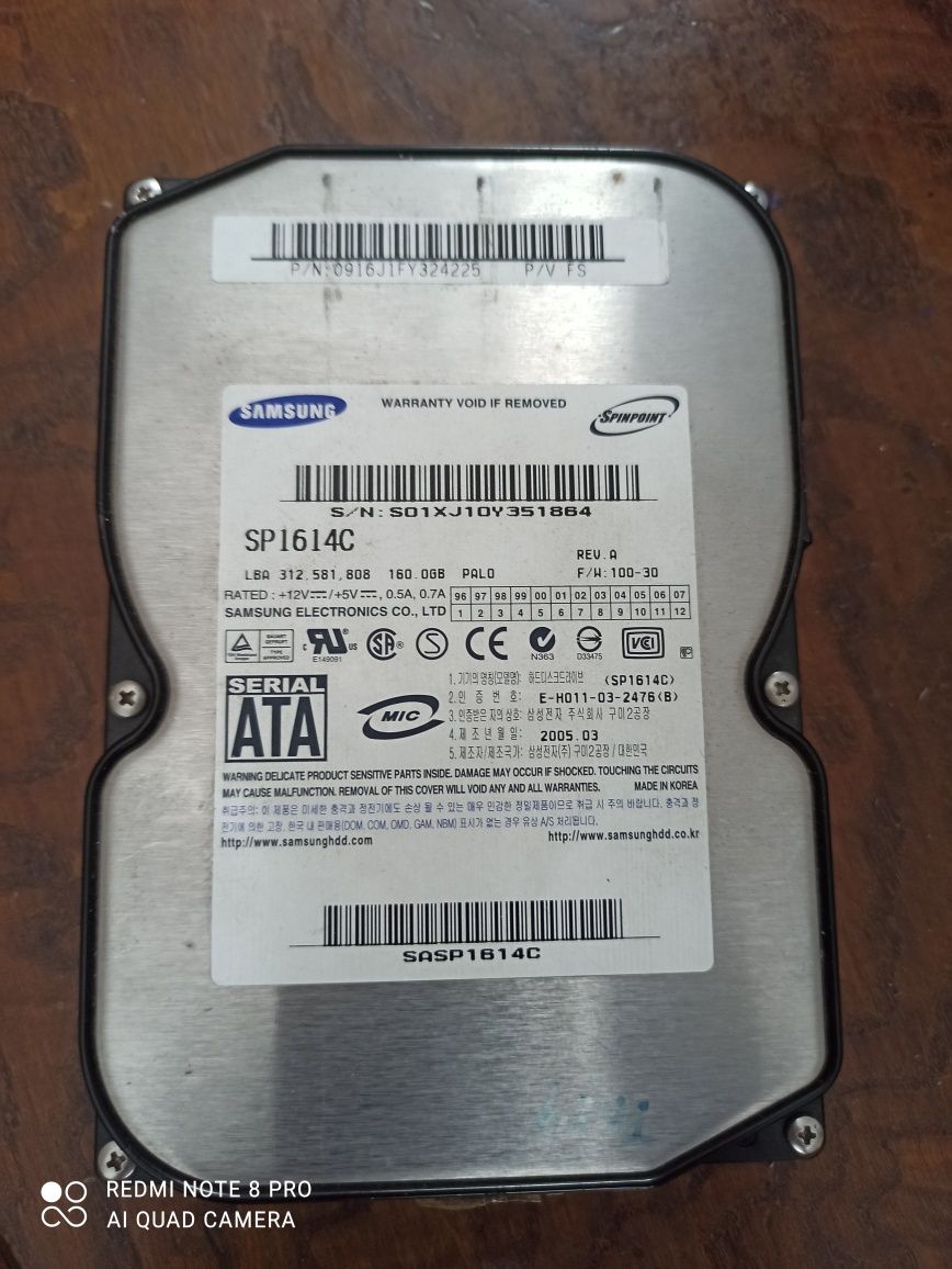 Disco rígido SATA Samsung