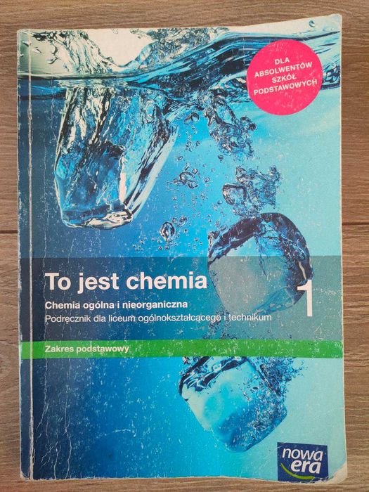 Chemia 1 Nowa Era poziom podstawowy To jest chemia