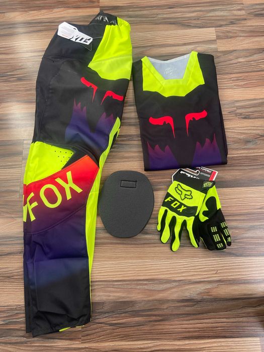 Strój FOX MX 180 (Flora Dark Shadow Fluo)(cross,quad,enduro,mtb,dh)